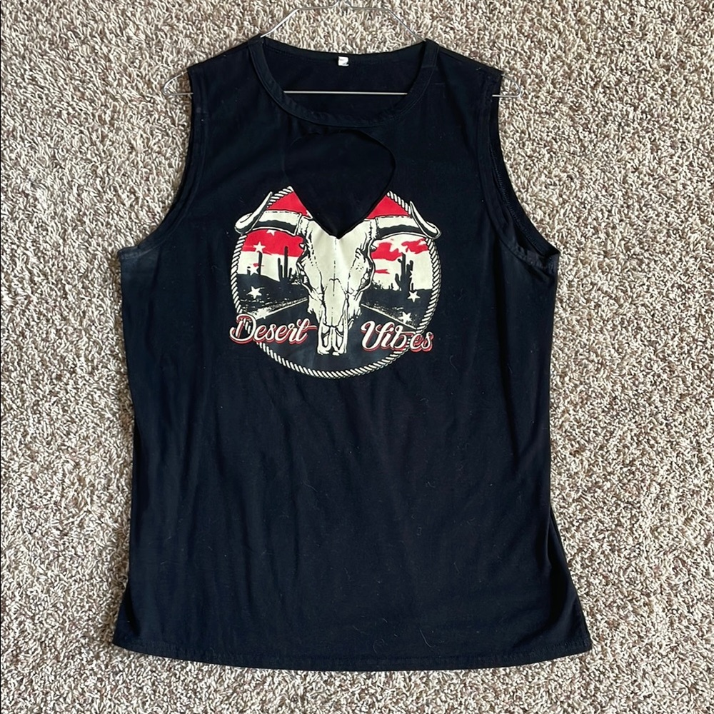 Black Desert Vibes Sleeveless Top